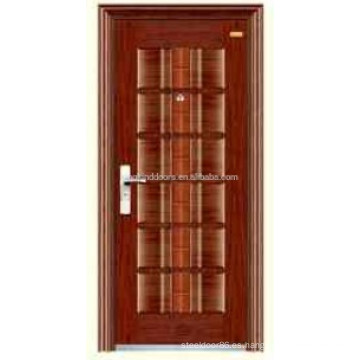 Top 10 China marca seguridad acero puerta KKD-203 para el diseño de puerta principal